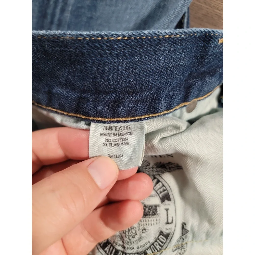Polo Ralph Lauren Jeans Hampton Straight Size 38x32* Dark Wash Cotton Blend Mens